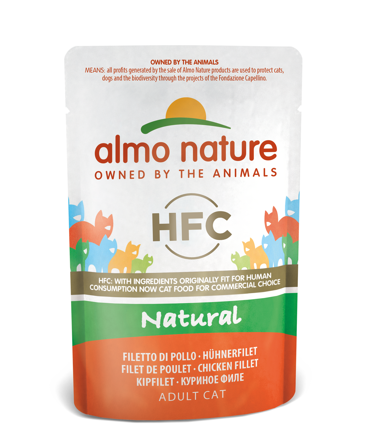ALMO CAT HFC CAT Natural - Petto di Pollo 55gr, 70gr e 140gr