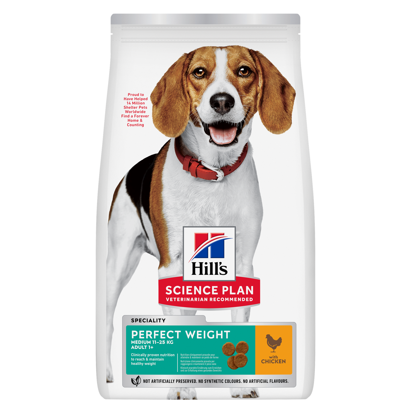 Hill's Science Plan Perfect Weight Adult Medium alimento per cani 12kg