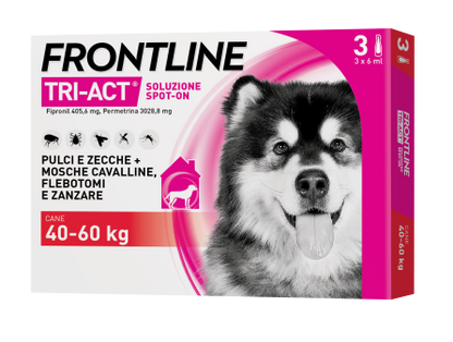 FRONTLINE TRIACT CANI 40-60KG 3 PIPETTE DA 6ML