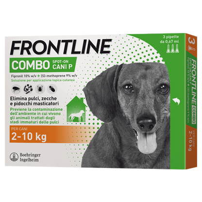FRONTLINE COMBO CANI 2-10KG 3 PIPETTE DA 0,67ML