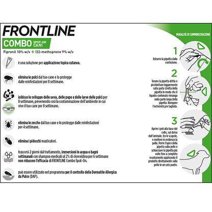 FRONTLINE COMBO CANI 20-40KG 3 PIPETTE DA 2,68ML