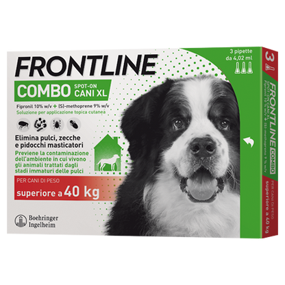 FRONTLINE COMBO CANI OLTRE 40KG 3 PIPETTE DA 4,02ML