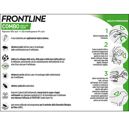 FRONTLINE COMBO CANI OLTRE 40KG 3 PIPETTE DA 4,02ML