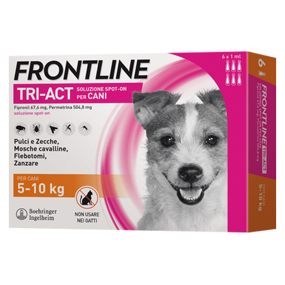 FRONTLINE TRIACT CANI 5-10KG 3 PIPETTE DA 2ML