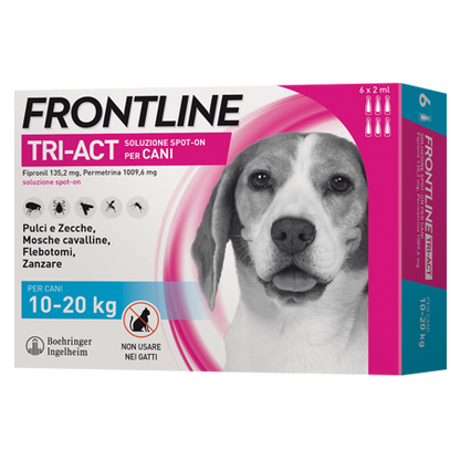 FRONTLINE TRIACT CANI 10-20KG 3 PIPETTE DA 2ML