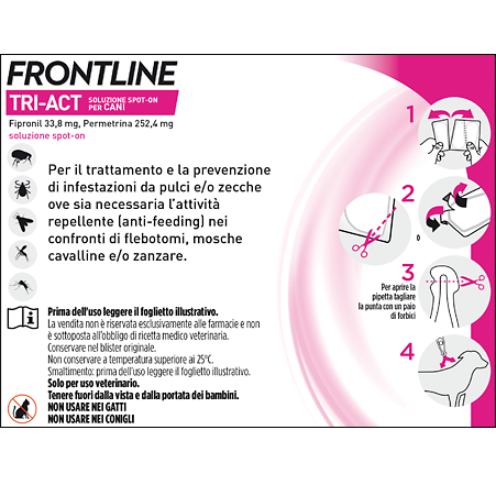 FRONTLINE TRIACT CANI 10-20KG 3 PIPETTE DA 2ML