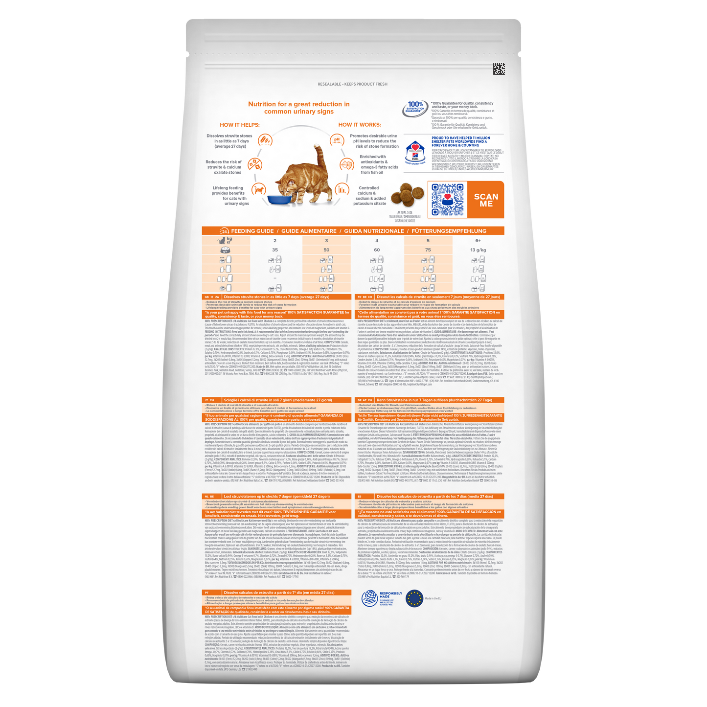 Hill's Prescription Diet c/d Multicare alimento per gatti