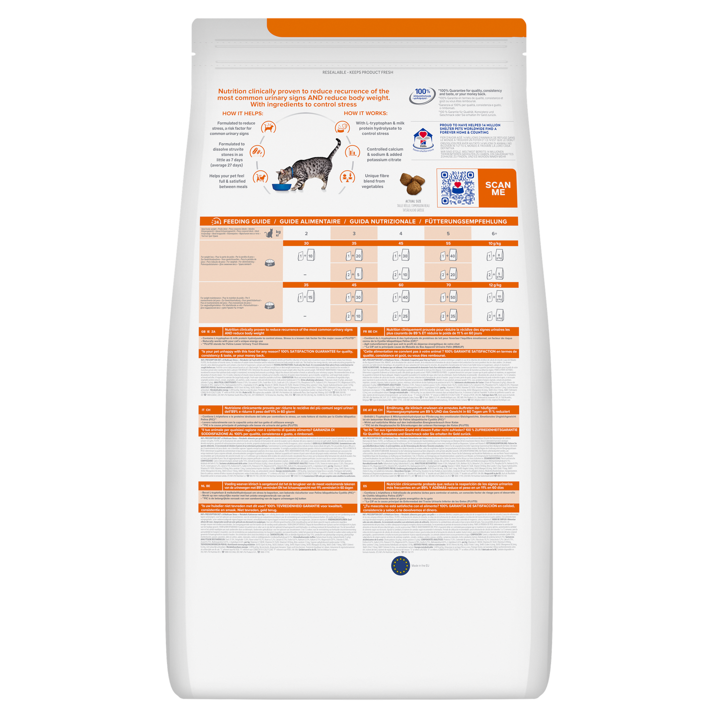 Hill's Prescription Diet c/d Multicare Stress + Metabolic alimento per gatti