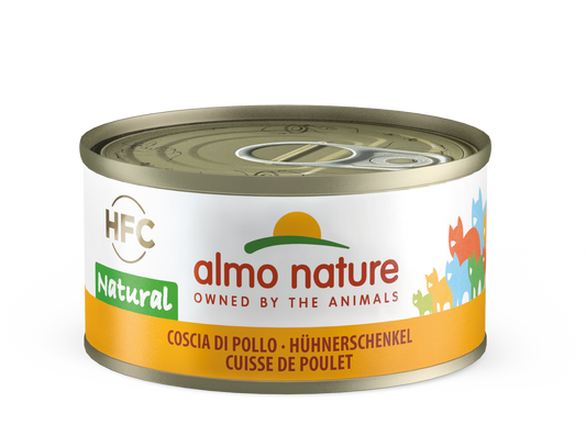 ALMO CAT HFC CAT Natural - Coscia di Pollo 55gr, 70gr e 140gr