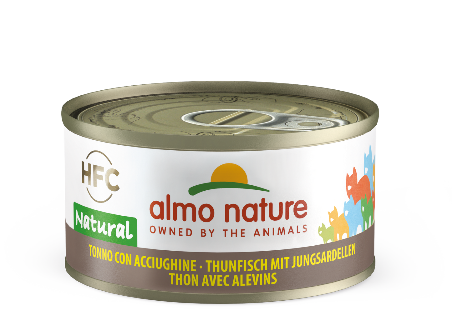 ALMO CAT HFC CAT Natural - Tonno con Acciughine 55gr 70gr e 140gr