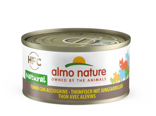 ALMO CAT HFC CAT Natural - Tonno con Acciughine 55gr 70gr e 140gr