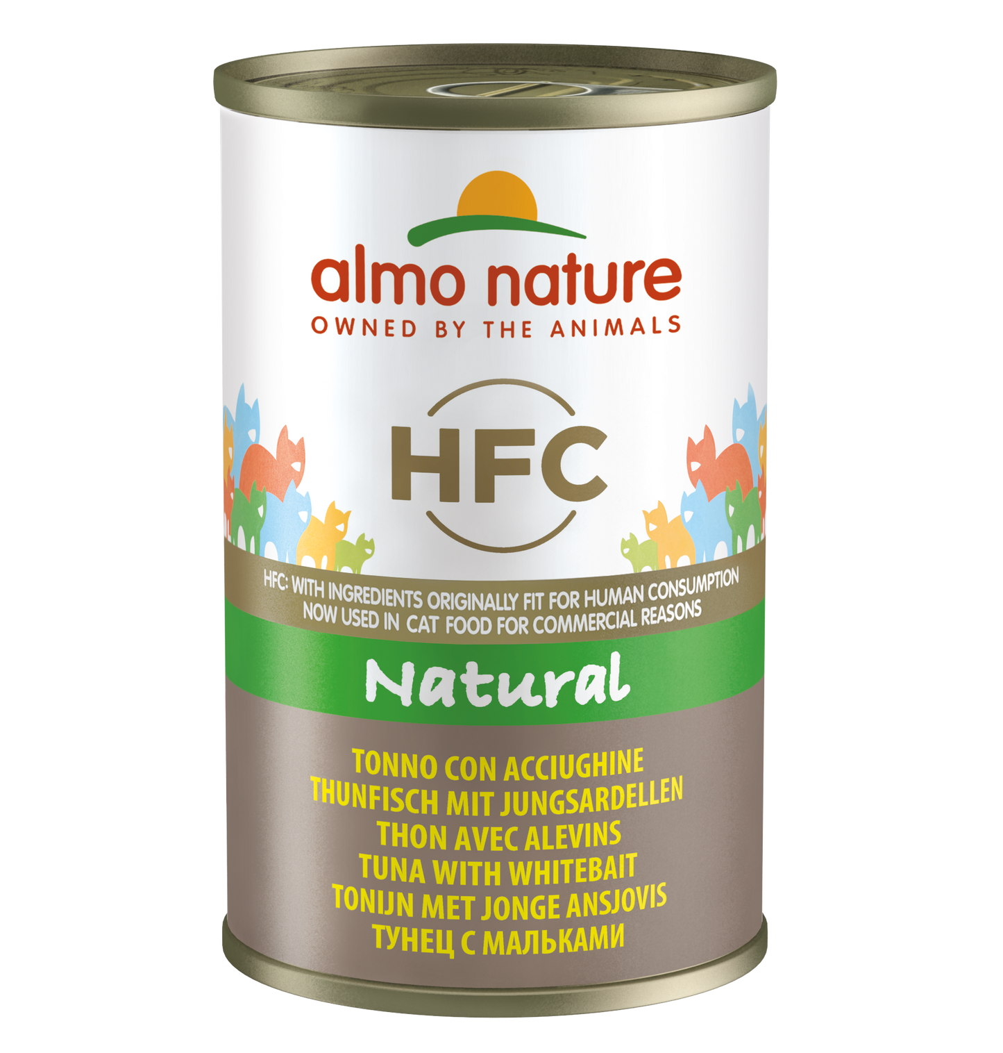 ALMO CAT HFC CAT Natural - Tonno con Acciughine 55gr 70gr e 140gr