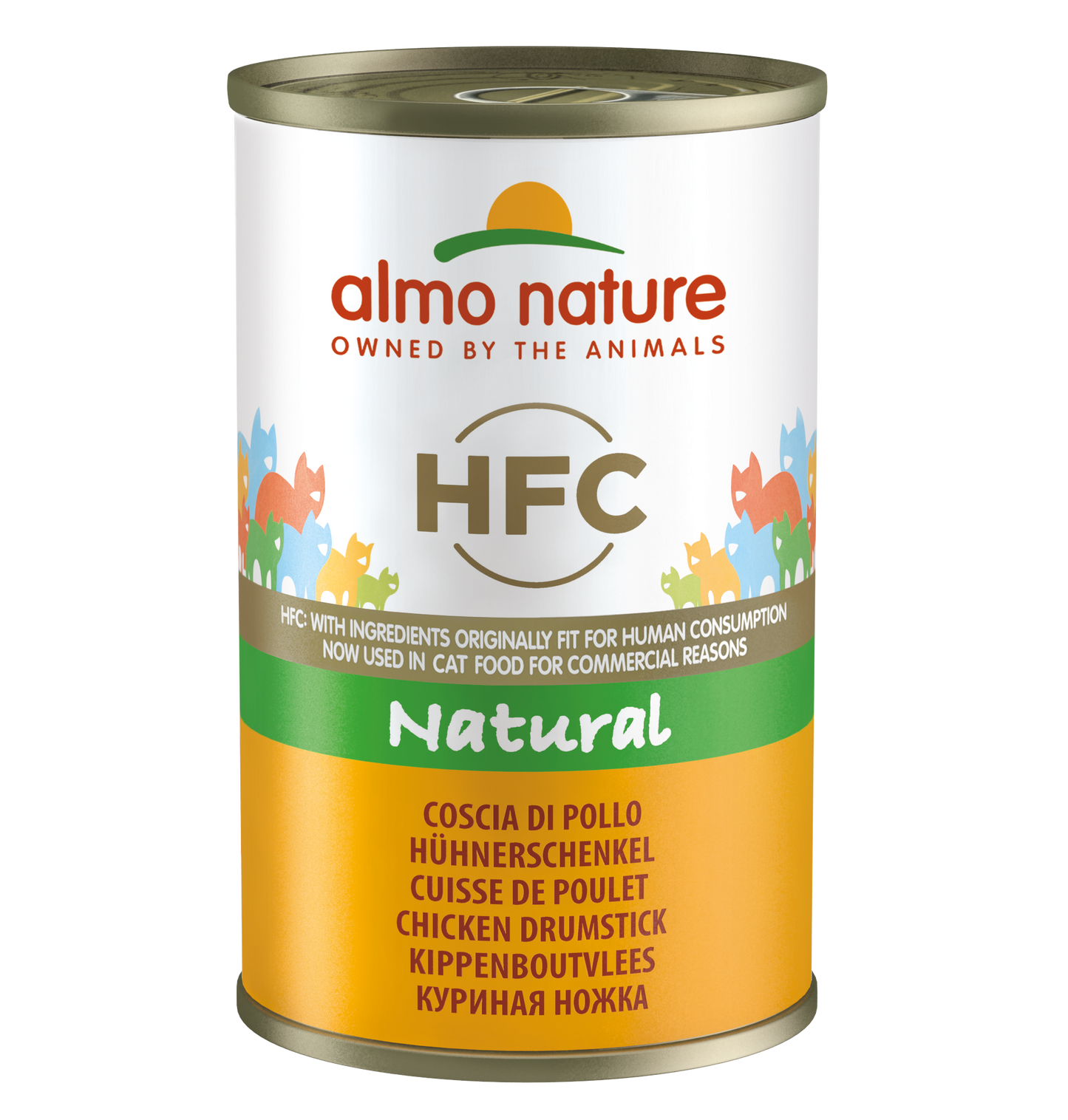 ALMO CAT HFC CAT Natural - Coscia di Pollo 55gr, 70gr e 140gr