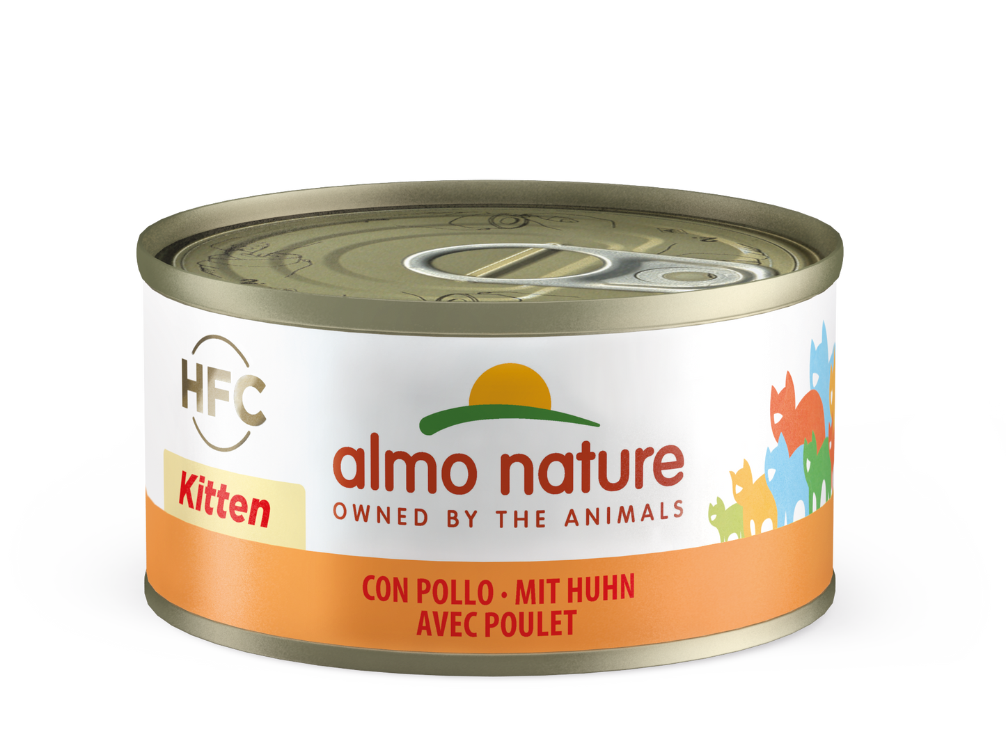 ALMO CAT HFC CAT Kitten con Pollo 70gr e 140gr