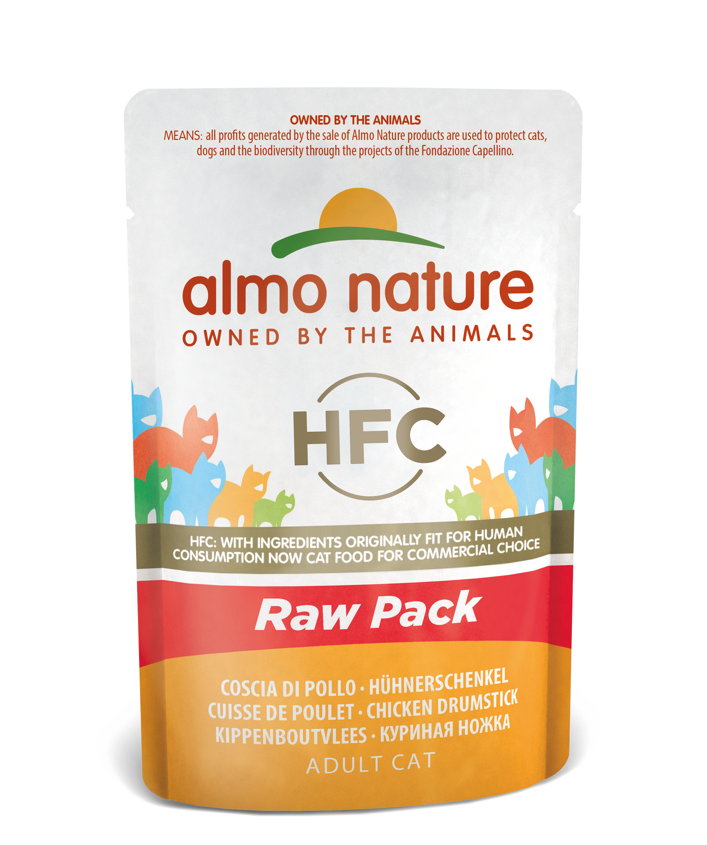 ALMO CAT HFC CAT Natural - Coscia di Pollo 55gr, 70gr e 140gr