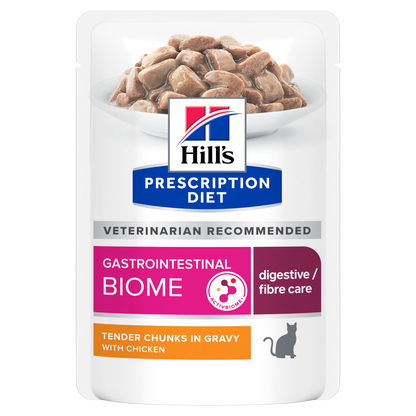 Hill's Prescription Diet Gastrointestinal Biome almento per gatti busta 12pzx85gr