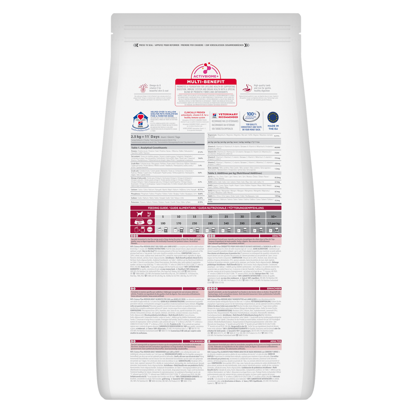 Hill's Science Plan Medium Adult alimento per cani 12KG