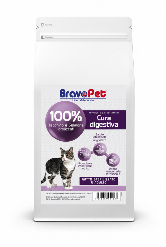 BRAVOPET Cat Diet Cura Digestiva 1,5kg
