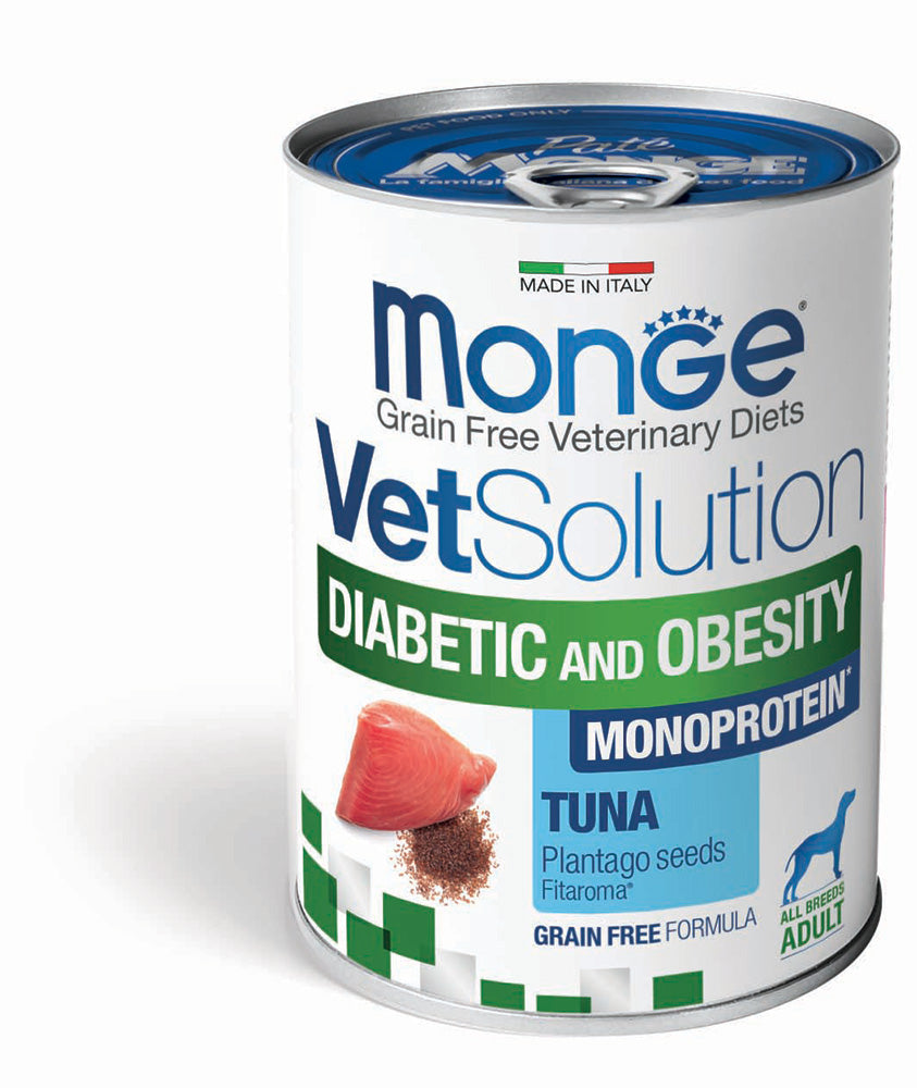 Monge VetSolution Canine Diabetic And Obesity Monoprotein 400gr