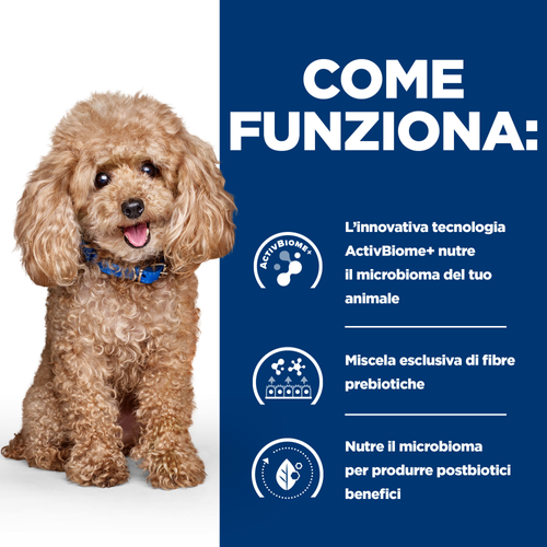 Hill's Prescription Diet Canine  Gastrointestinal Biome Mini alimento per cani 3KG