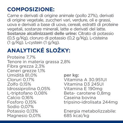 Hill's Prescription Diet c/d Multicare Stress + Metabolic alimento per gatti buste 12pzx85gr
