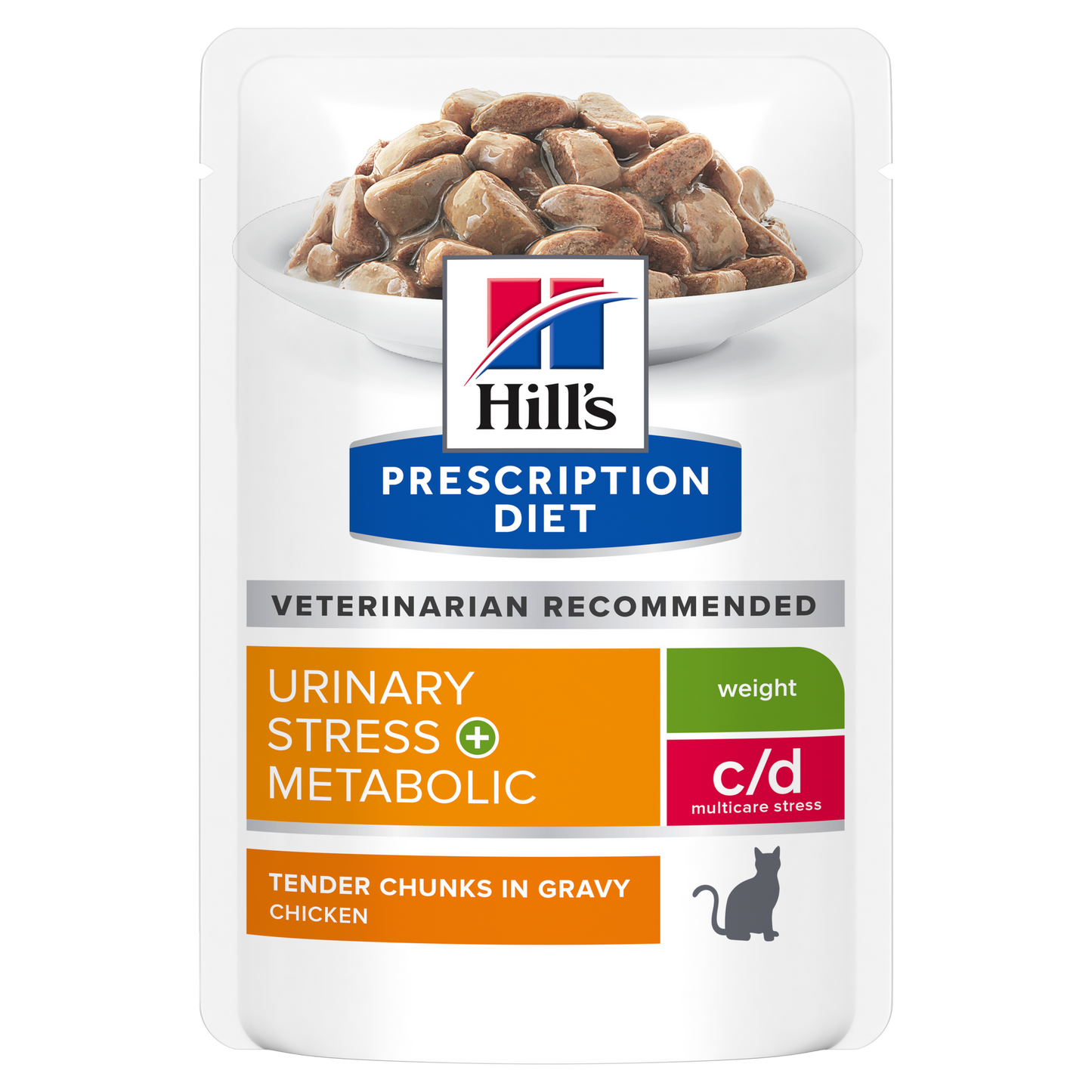 Hill's Prescription Diet c/d Multicare Stress + Metabolic alimento per gatti buste 12pzx85gr