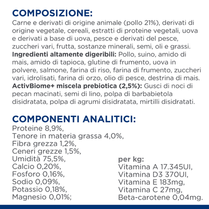 Hill's Prescription Diet Gastrointestinal Biome almento per gatti busta 12pzx85gr