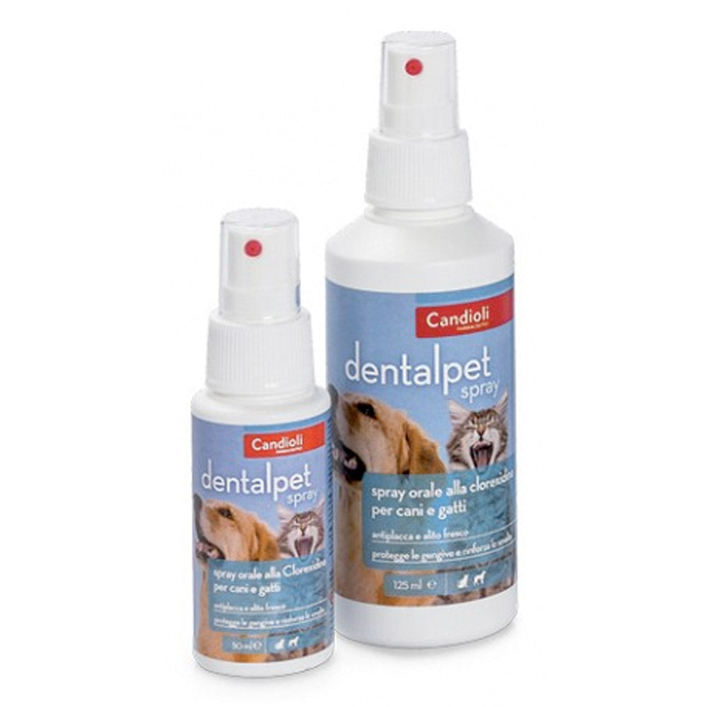 DentalPet® Spray Spray orale alla Clorexidina per cani e gatti  Flacone da 50 ml