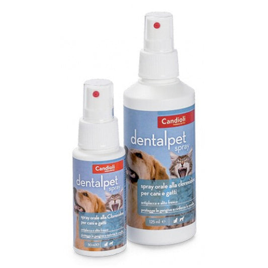 DentalPet® Spray Spray orale alla Clorexidina per cani e gatti  Flacone da 50 ml