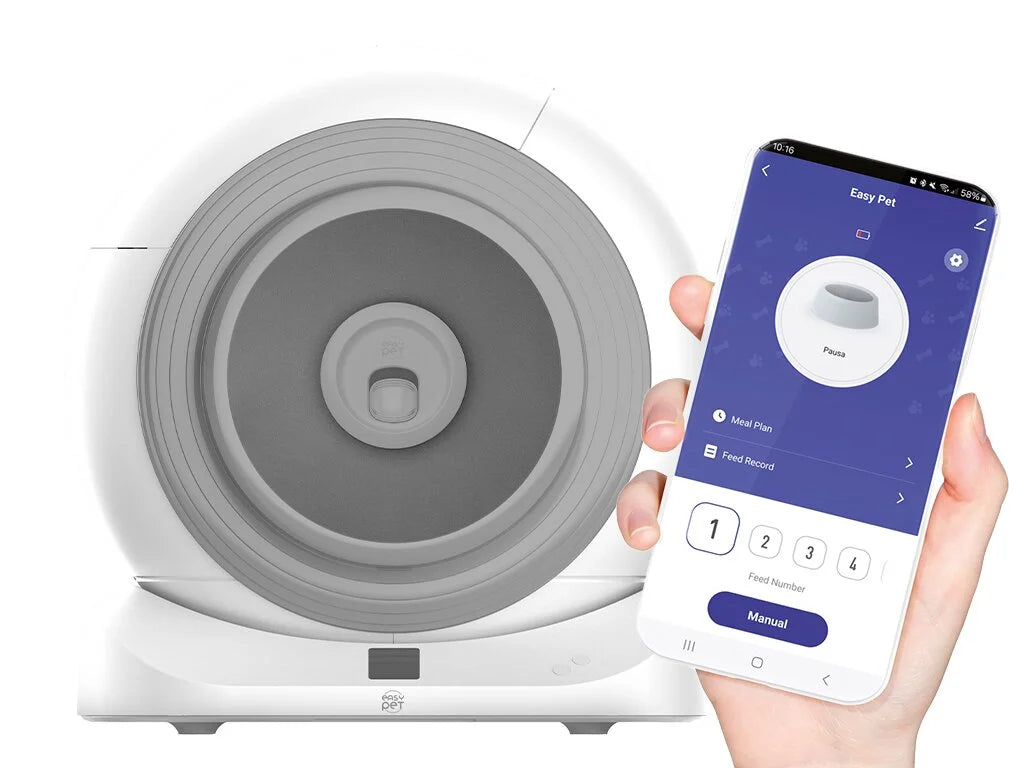 Lettiera Autopulente Smart con App – Igiene Automatica per il Tuo Gatto