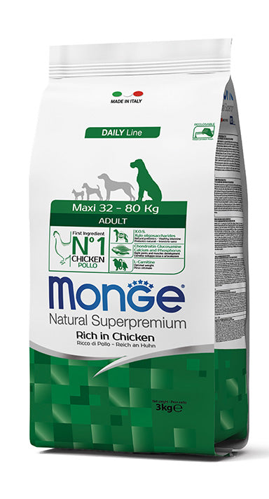 MONGE DOG Maxi Adult Ricco di Pollo