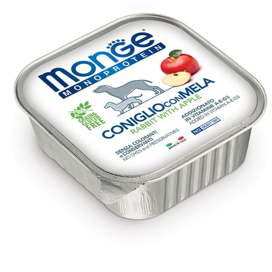 MONGE DOG VSC 150GR Coniglio con Mela