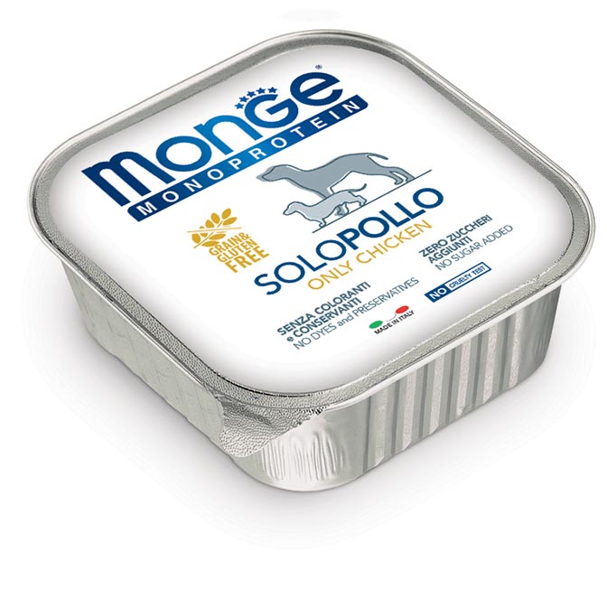 MONGE DOG VSC 150GR Solo Pollo