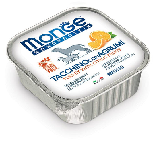 MONGE DOG VSC 150GR Tacchino con Agrumi 150gr