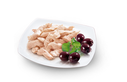 PETREET Sfilaccetti di Pollo con Olive Nere 70gr x 6pz