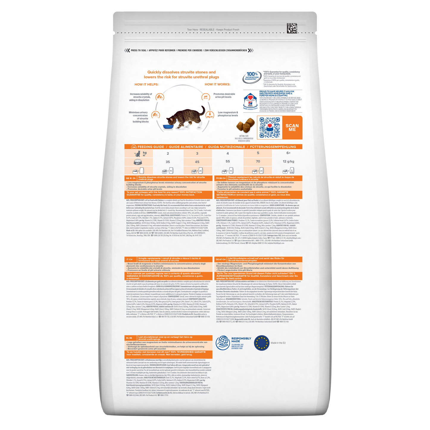 Hill's Prescription Diet s/d alimento per gatti 1,5kg