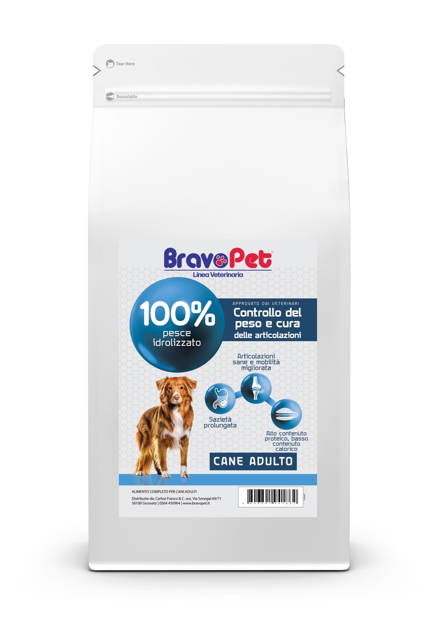 BRAVOPET DOG DIET CONTROLLO DEL PESO 1,5KG