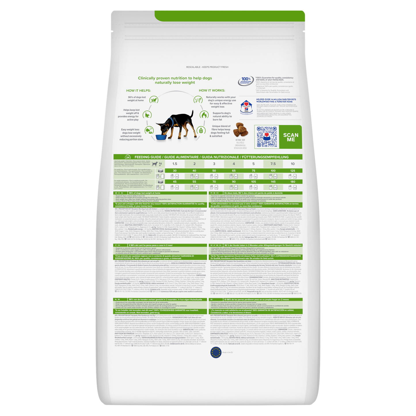 Hill's Prescription Diet Canine Metabolic Mini alimento per cani